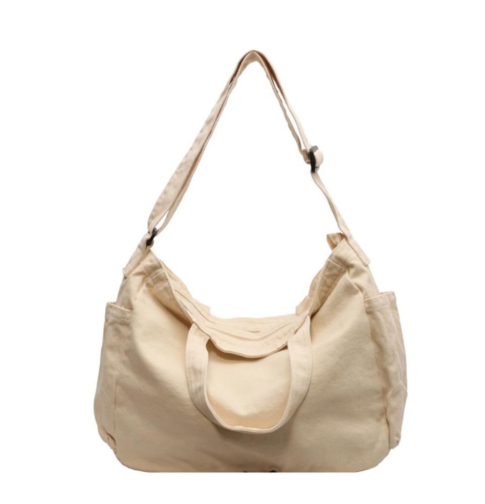 Simple Large Capacity Canvas Tote Bag