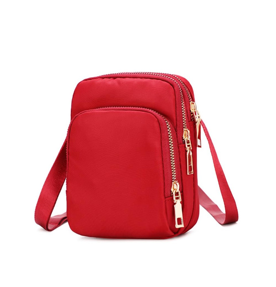 Fashionable Red Mini Crossbody Bag