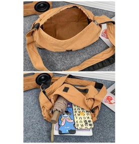 Vintage Canvas Crossbody Bag