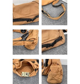Vintage Canvas Crossbody Bag