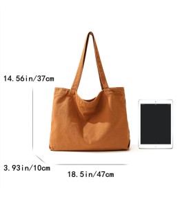 Khaki Canvas Tote