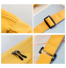 Warm Yellow Crescent Shoulder Bag
