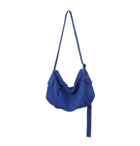 Dark blue canvas casual...